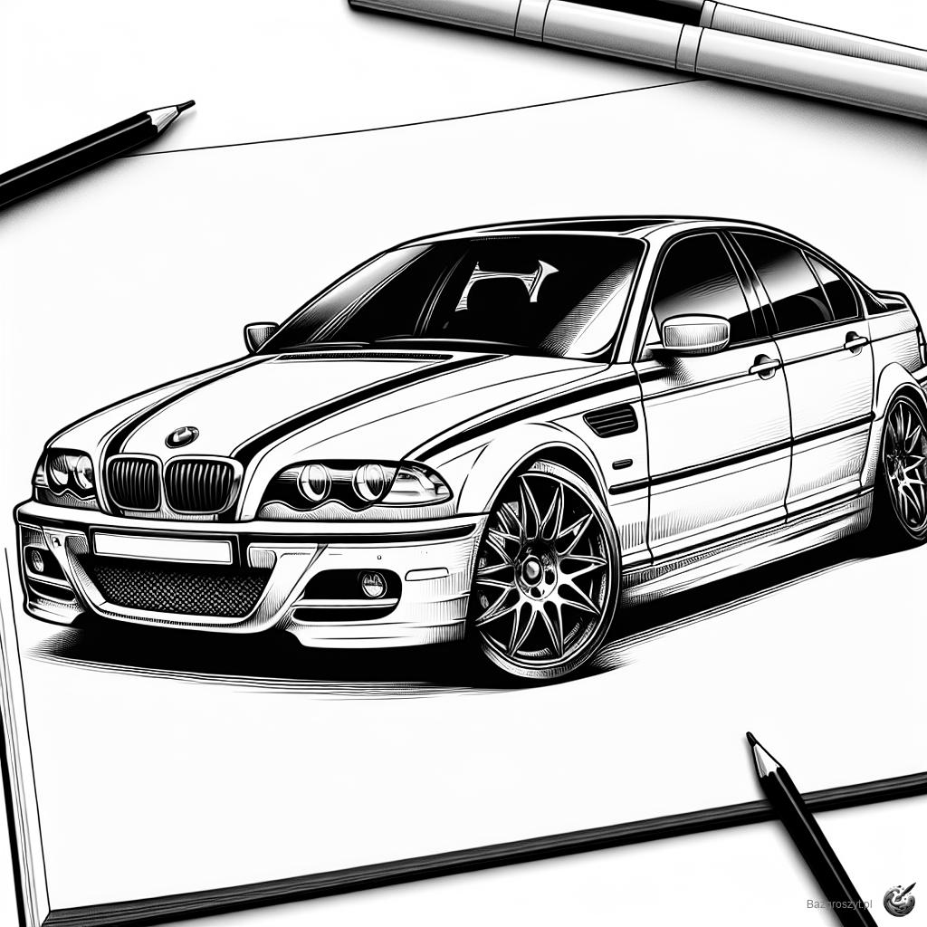Pobierz kolorowanka bmw e46 do druku