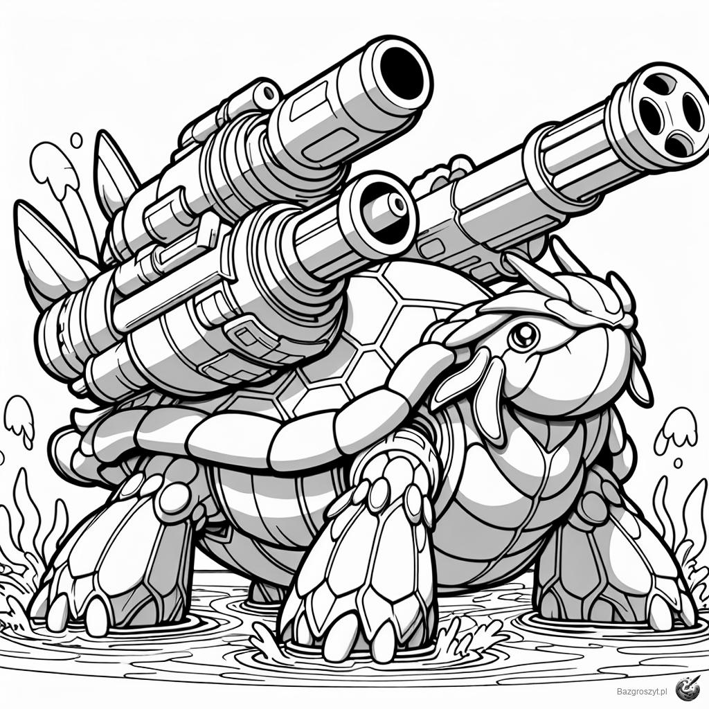 Pobierz blastoise pokemon do druku