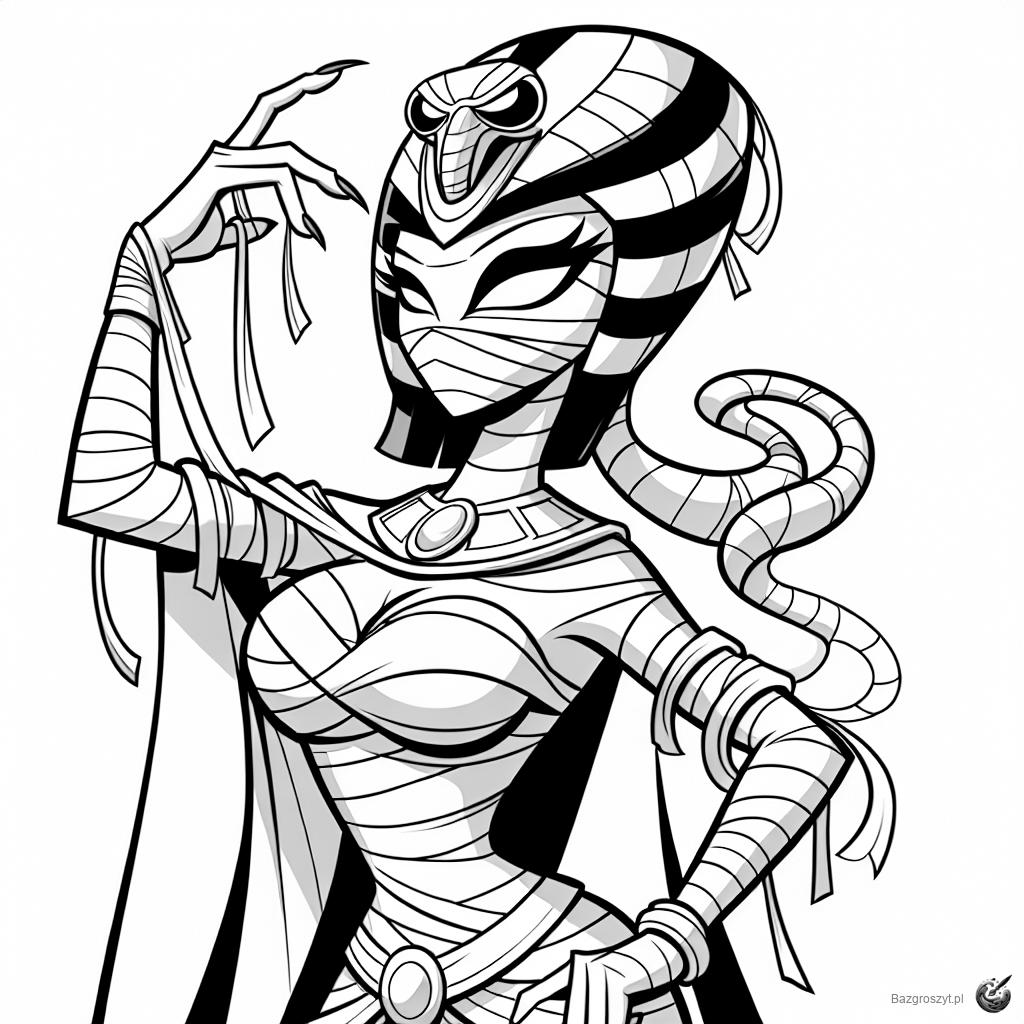 Pobierz kolorowanki monster high cleo de nile do druku