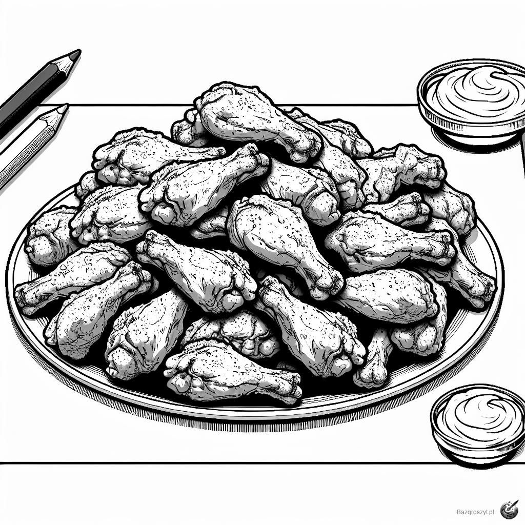 Pobierz hot wings kolorowanka do druku