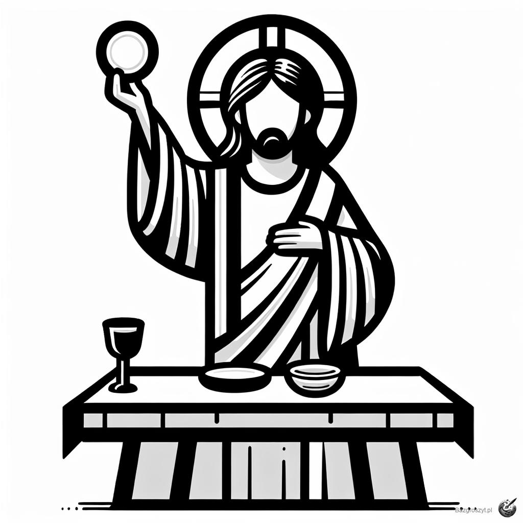 Pobierz ustanowienie eucharystii kolorowanka do druku