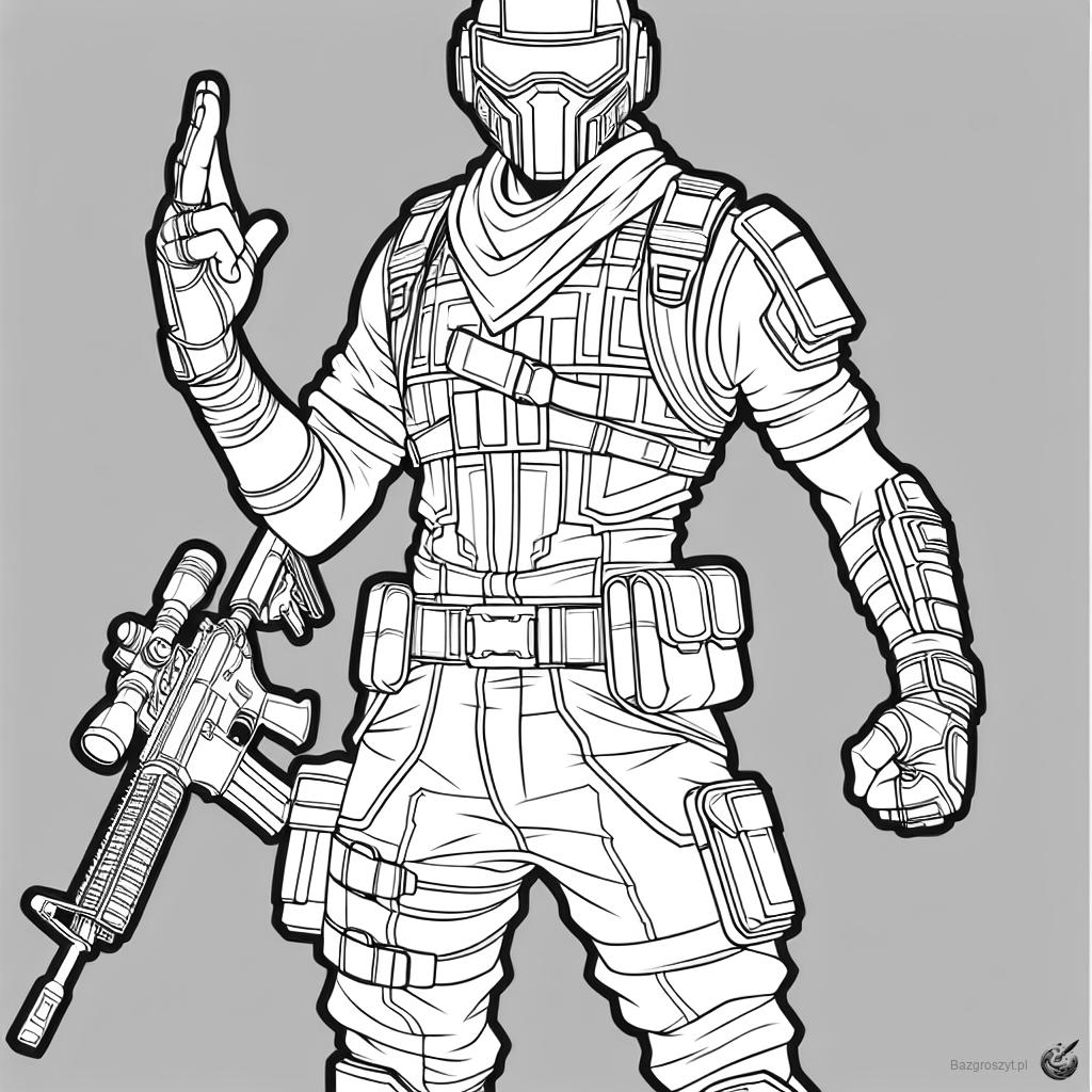 Pobierz fortnite kolorowanka do druku