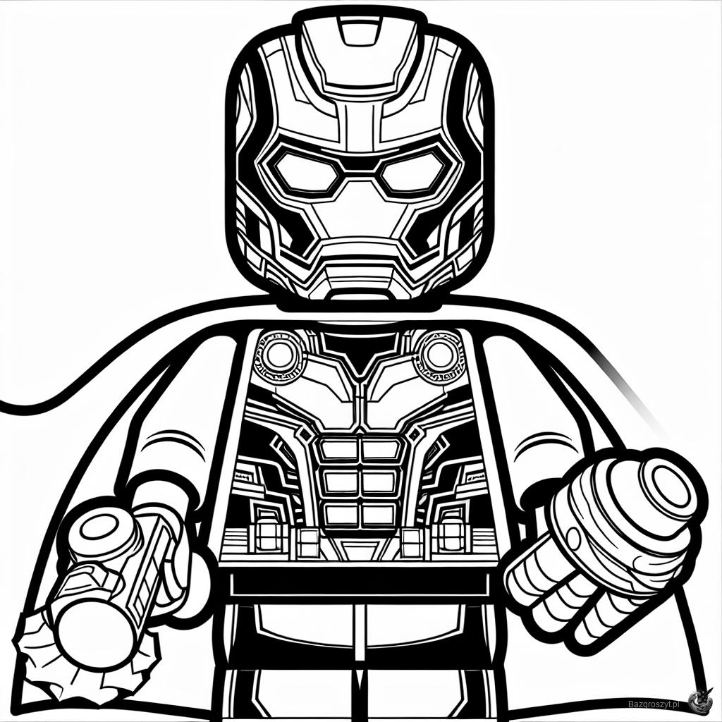 Pobierz lego avengers kolorowanka do druku