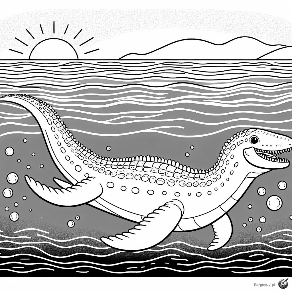 Pobierz mosasaurus do druku