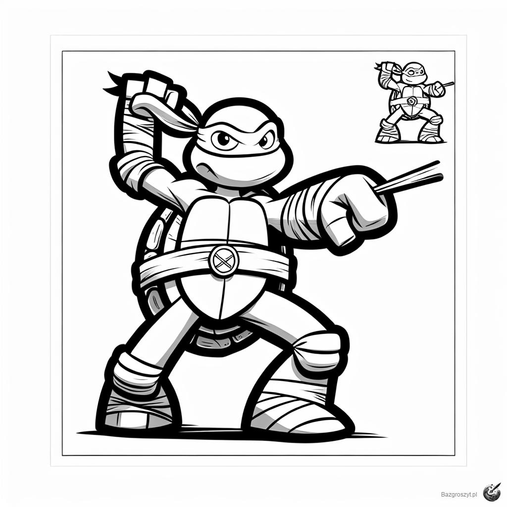 Pobierz ninja żółwie do druku