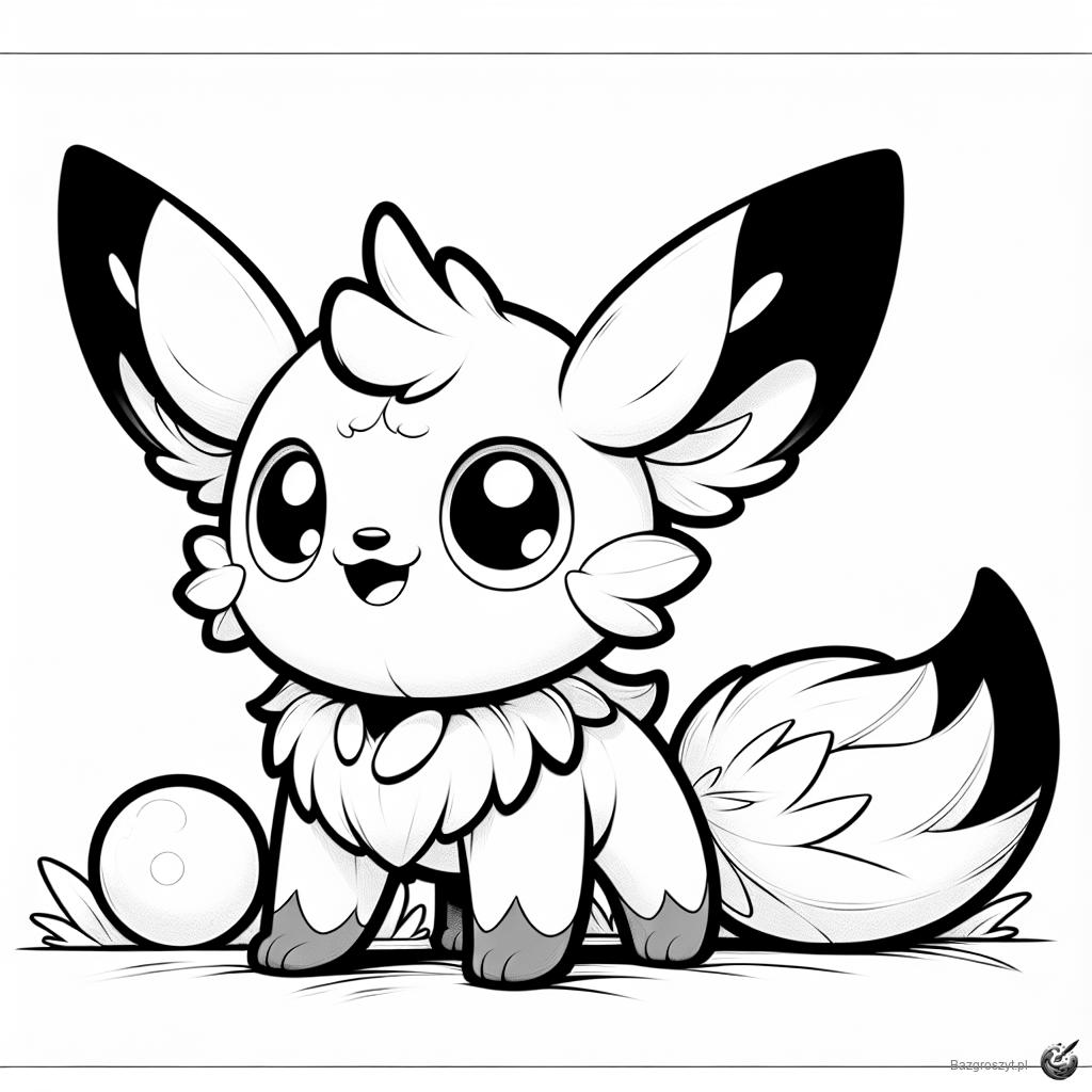 Pobierz kolorowanka pokemon pikachu do druku