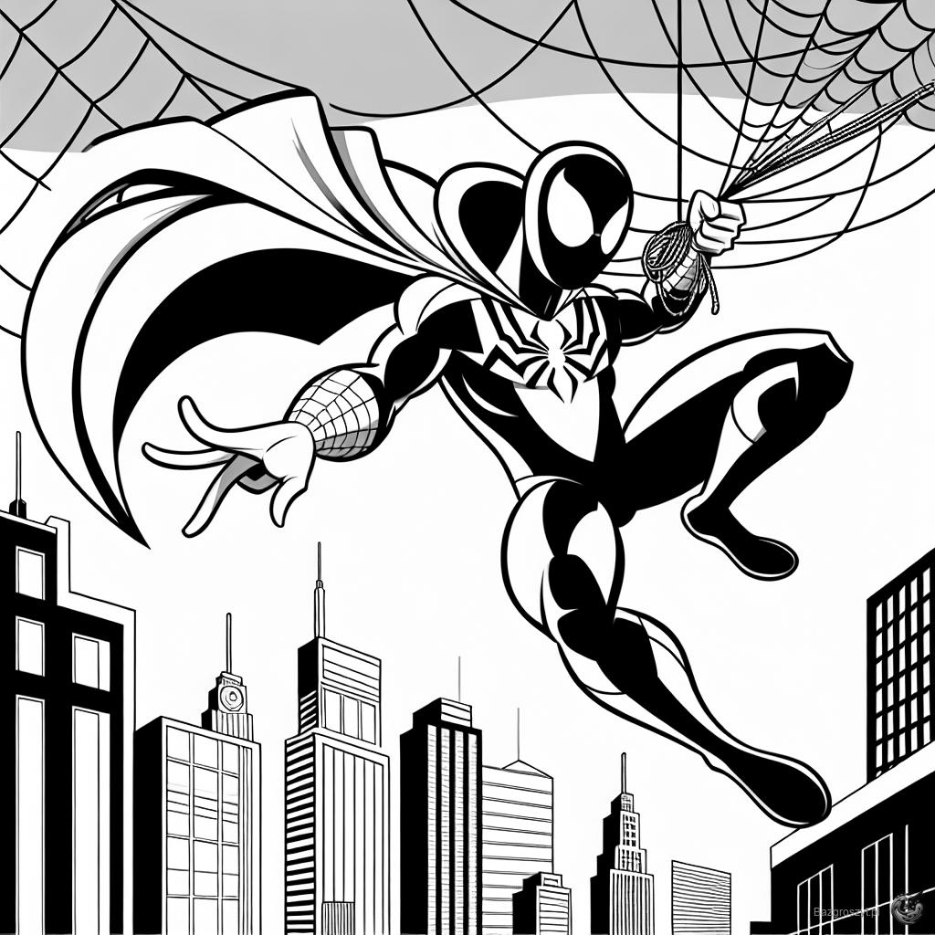 Pobierz spin spider-man do druku