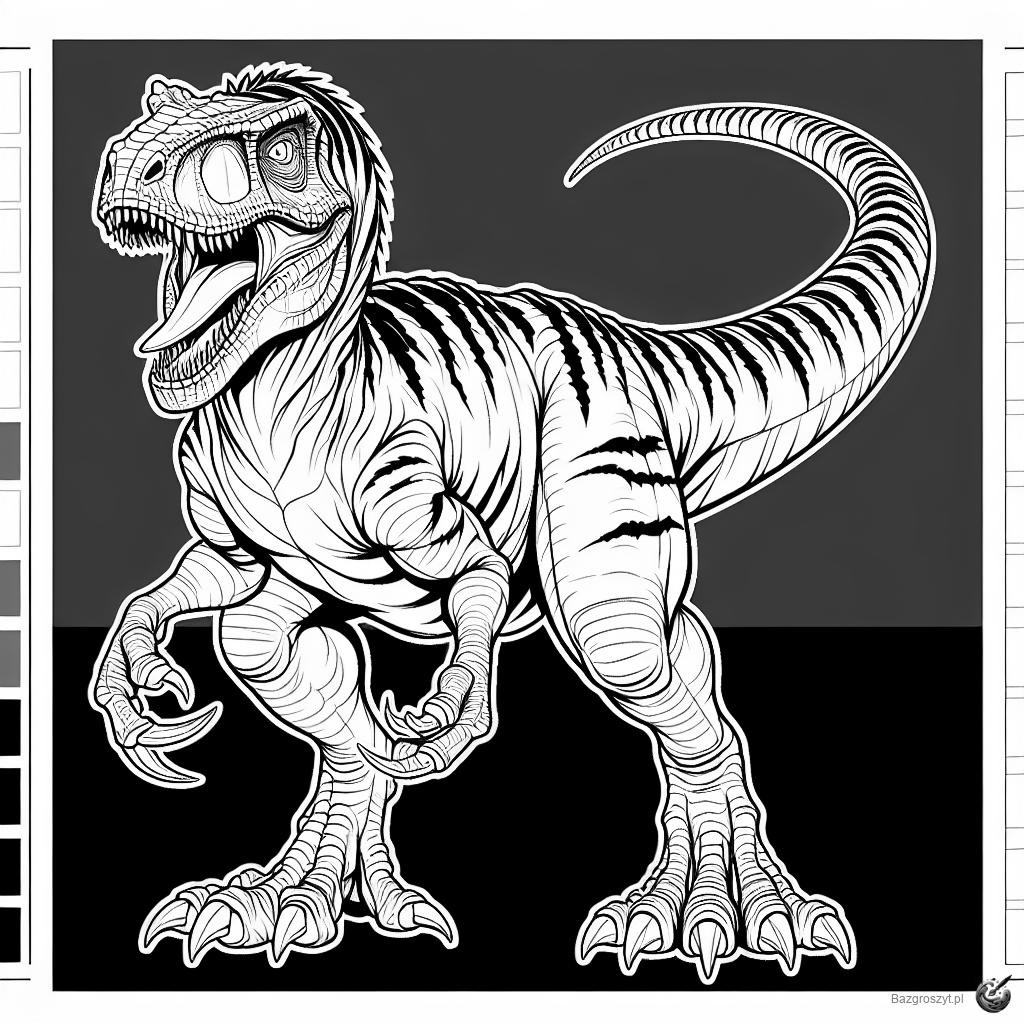 Pobierz kolorowanki online jurassic world do druku