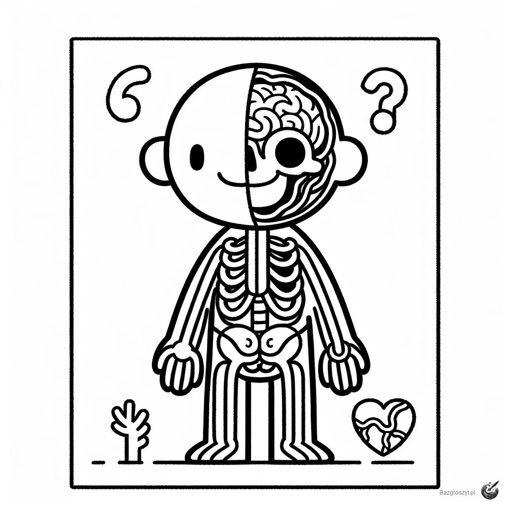 Pobierz anatomia nettera do kolorowania pdf do druku