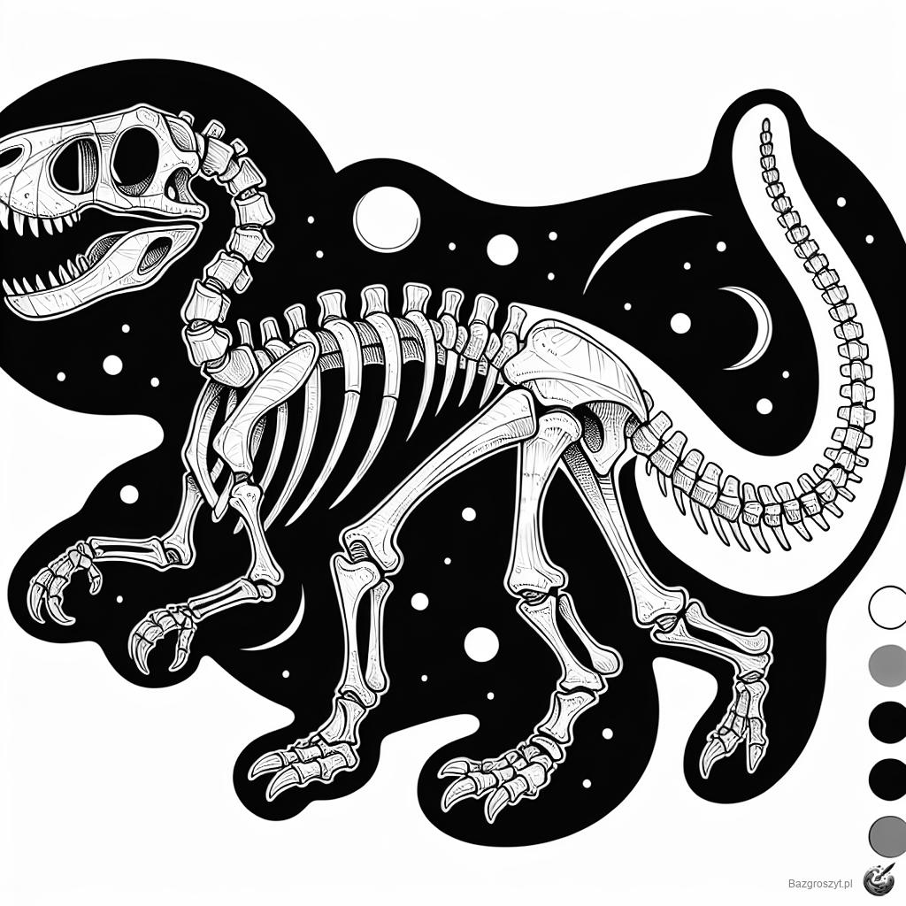 Pobierz szkielet dinozaura do druku