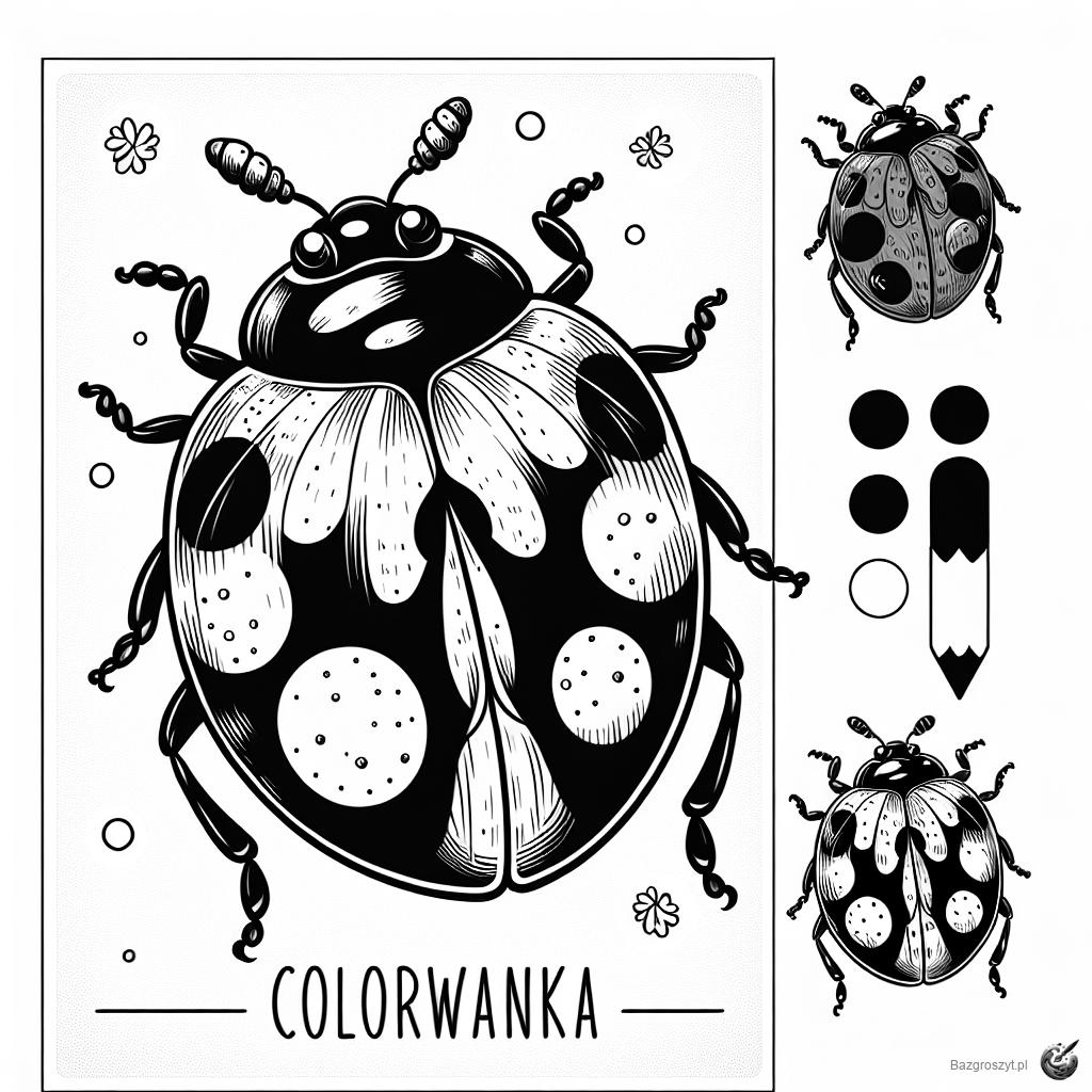 Pobierz biedronka grafika do druku