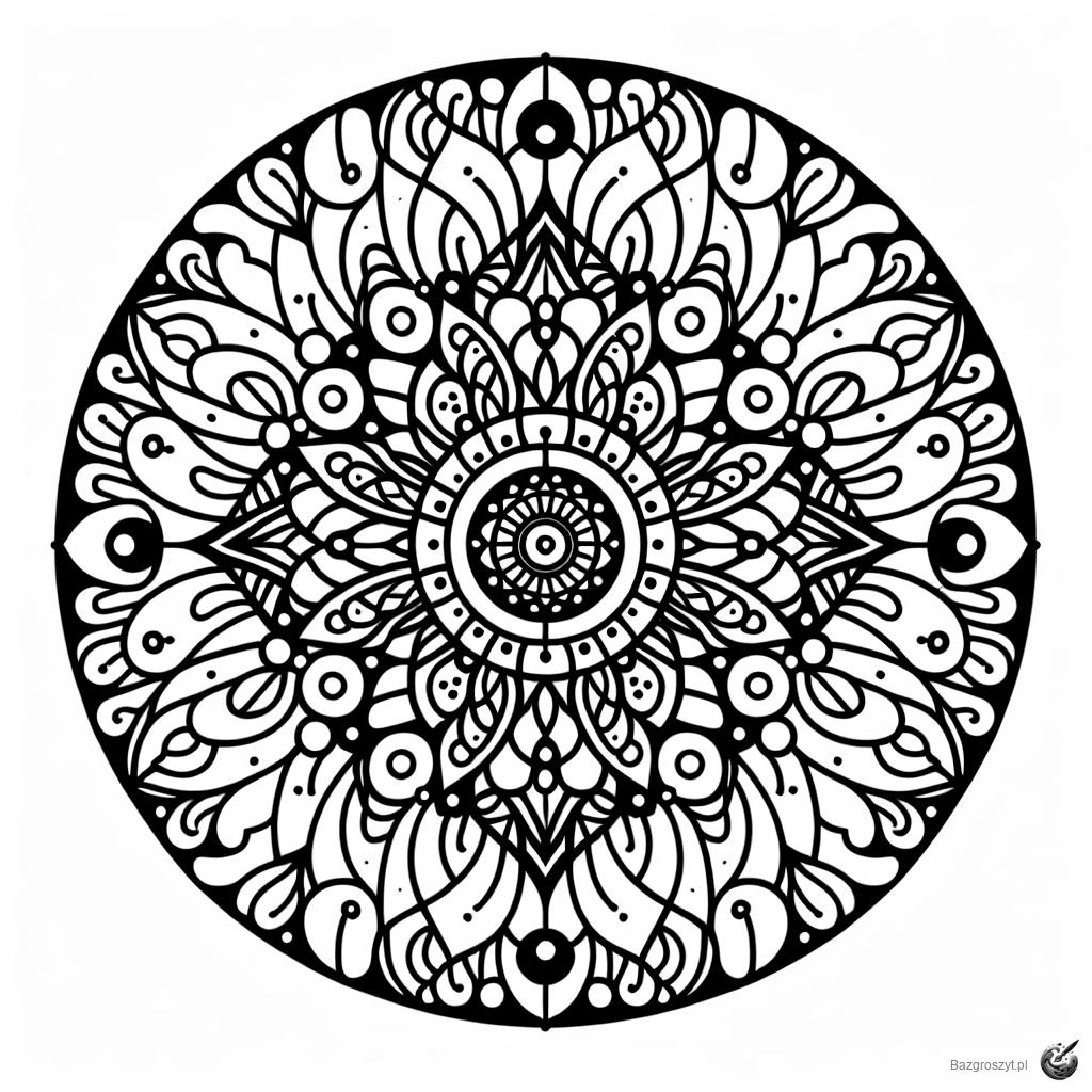 Pobierz mandala allegro do druku