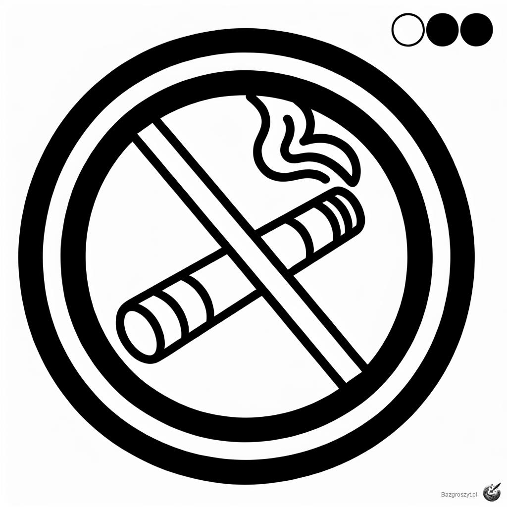 Pobierz znak zakaz palenia do druku